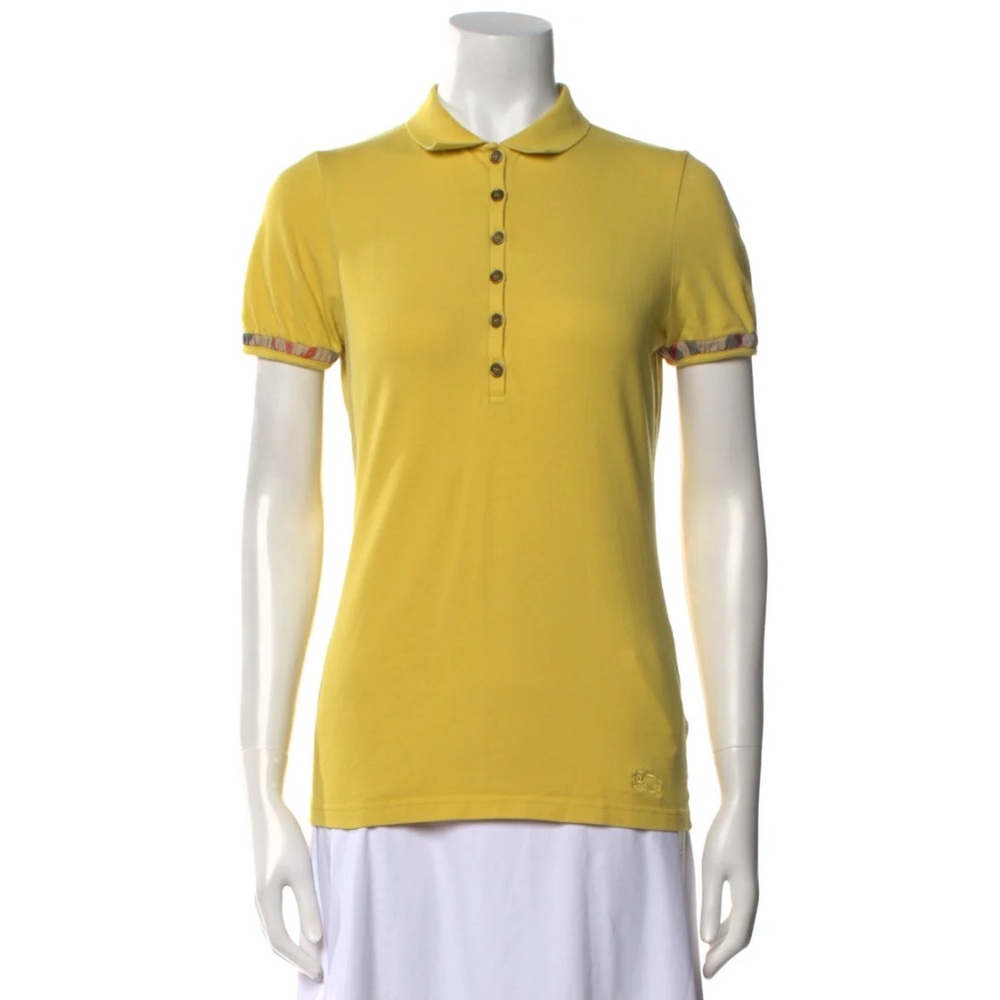 Burberry Brit Yellow Polo Shirt